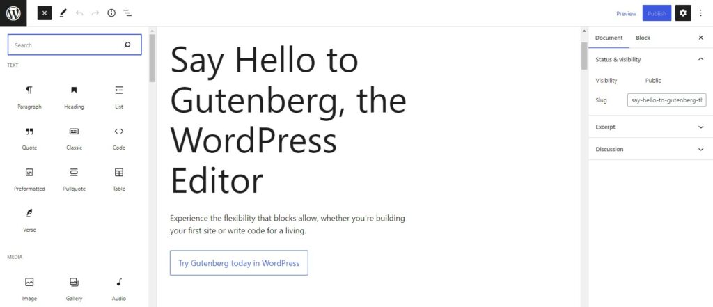 The Gutenberg History