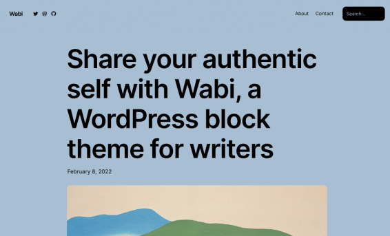 WABI Full Site Editing Theme