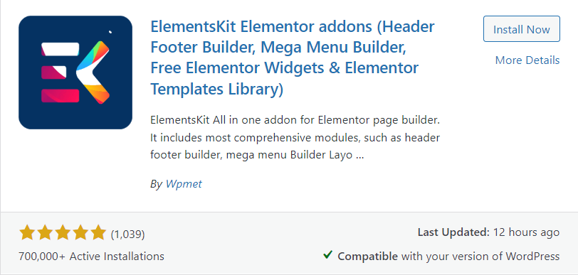 Page Builders addons