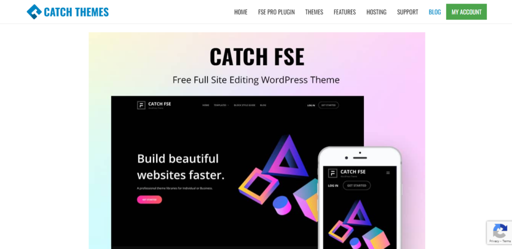 Catch FSE: Modern and professional Full Site Editing Theme