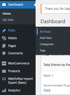 Navigating to All Posts in WordPress